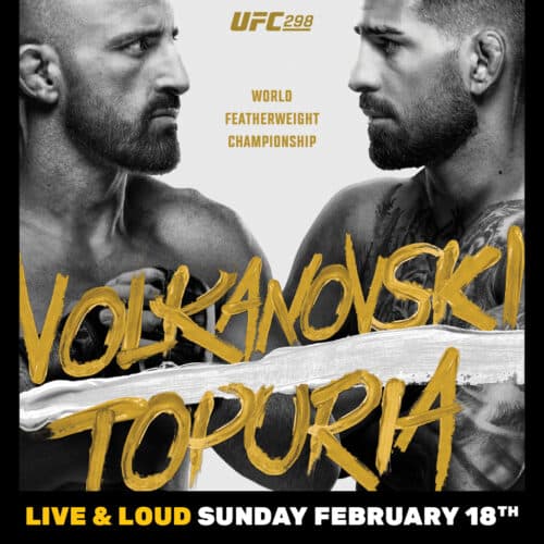 UFC 298 Volkanovski vs Topuria